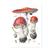  Pomegranate Mushrooms : Alexander Viazmensky Boxed Notecards - Demo